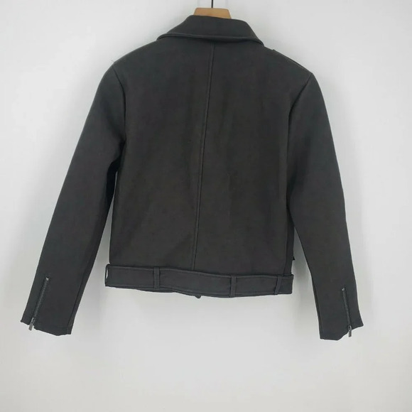 Vanessa Moe x NA:KD Moto Jacket Vegan Leather NWT - Picture 5 of 12